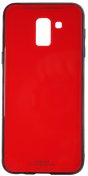 Чохол Milkin for Samsung J6 2018 - Superslim Glass case Red