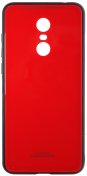 Чохол Milkin for Xiaomi redmi 5 Plus - Superslim Glass case Red