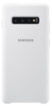 Чохол Samsung for Galaxy S10 Plus G975 - Silicone Cover White  (EF-PG975TWEGRU)