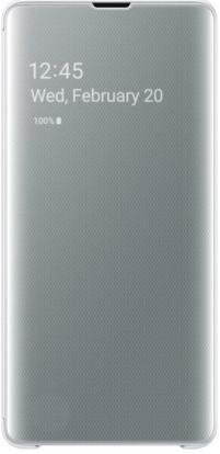 Чохол Samsung for Galaxy S10 Plus G975 - Clear View Cover White  (EF-ZG975CWEGRU)