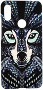 Чохол LUXO for Huawei Y6 2019 - Creative Night Light case WOLF