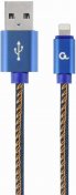 Кабель Cablexpert AM / Lightning 2m Blue (CC-USB2J-AMLM-2M-BL)