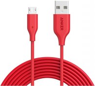 Кабель Anker Powerline V3 AM / Micro USB 3m Red (A8134H91)