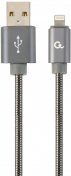 Кабель Cablexpert premium AM / Lightning 1m Grey (CC-USB2S-AMLM-1M-BG)