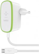  Зарядний пристрій Belkin Home Charger with hardwired Micro-USB cable (F7U009vf06-WHT)
