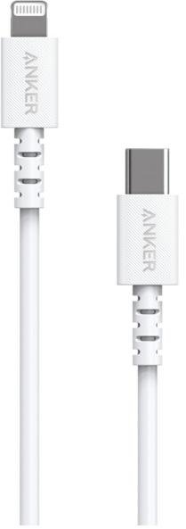 Кабель USB (CM/Lightning) 1.8м, Anker Powerline Select V3, White