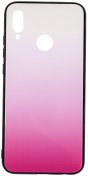 Чохол MiaMI for Huawei P Smart 2019 - Glass Case Gradient Light Pink