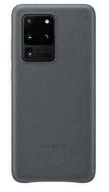 Чохол Samsung for Galaxy S20 Ultra G988 - Leather Cover Grey  (EF-VG988LJEGRU)