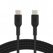 Кабель Belkin Braided CM / CM 1m Black (CAB004BT1MBK)