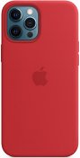 Чохол HiC for iPhone 12 Pro Max - Silicone Case without MagSafe Red