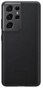 Чохол Samsung for Galaxy S21 Ultra G998 - Leather Cover Black  (EF-VG998LBEGRU)