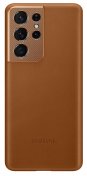 Чохол Samsung for Galaxy S21 Ultra G998 - Leather Cover Brown  (EF-VG998LAEGRU)