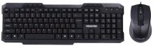 Комплект клавіатура+миша Maxxter KMS-CM-02-UA Black