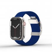Ремінець AMAZINGthing for Apple Watch 45/44/42mm - Titan Weave Blue  (ATS7TW45BU)