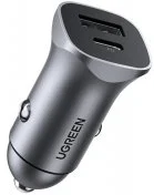 Автомобільний зарядний пристрій UGREEN CD130 20W Gray (UGR-30780)