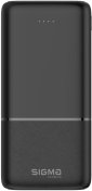 Батарея універсальна SIGMA X-Power SI20A1 20000mAh Black