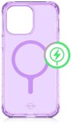 Чохол iTSkins for iPhone 14 Pro SUPREME R CLEAR with MagSafe Light Purple and Light Purple  (AP4X-MGCLR-LPPR)