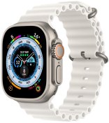 Ремінець Apple for Apple Watch 49mm - Ocean Band White (MQE93)
