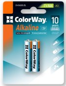 Батарейка ColorWay Alkaline Power LR03 (AAA) (BL/2)