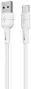 Кабель BOROFONE BX30 3A AM / Type-C 1m White (BX30CW)
