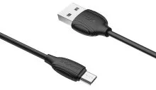 Кабель BOROFONE BX19 Benefit 2.4A AM / MicroUSB 1m Black (BX19MB)