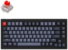 Клавіатура Keychron V1 84 Key QMK Gateron G PRO Red Hot-Swap RGB USB/WL Carbon Black (V1B1_KEYCHRON)