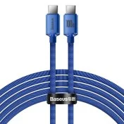 Кабель Baseus Crystal Shine Series 100W 5A Type-C/Type-C 1.2m Blue (CAJY000603)