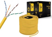 Мережевий кабель Cablexpert Cat.5e UTP 4x2x0.5 CCA 305m Yellow (UPC-5004E-SOL-Y)