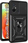 Чохол BeCover for Xiaomi Redmi 12C - Military Black (709165)