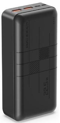 Батарея універсальна XO PR189 30000mAh 22.5W Black (PR189 Black)