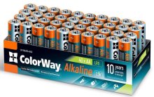 Батарейка ColorWay Alkaline Power LR06 AA BL/40 (CW-BALR06-40CB)