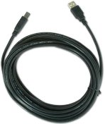 Кабель Cablexpert AM / BM 1.8m Black (CCBP-USB2-AMBM-6)