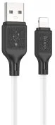 Кабель Hoco X90 Cool silicone 2.4A AM / Lightning 1m White (6931474788412)