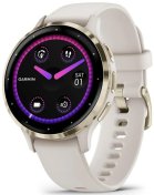 Смарт годинник Garmin Venu 3S Soft Gold Stainless Steel Bezel with Ivory Case and Silicone Band (010-02785-04)