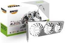Відеокарта Inno3D GeForce RTX 4070 Ti X3 OC WHITE (N407T3-126XX-186148W)