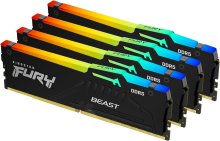 Оперативна пам’ять Kingston FURY (ex. HyperX) Beast RGB Black DDR5 4x32GB (KF552C40BBAK4-128)