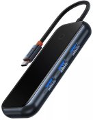 USB-хаб Baseus AcmeJoy 4 Port Dark Gray (WKJZ010013)