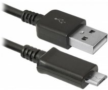 Кабель Defender USB08-03H AM / MicroUSB 1m Black  (87473)