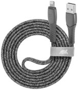 Кабель Riva PS6108 GR12 3A AM / Ligtning 1.2m Gray