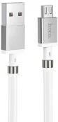 Кабель Hoco U91 Magnetic 2.4A AM / MicroUSB 1m White (U91_MicroB_White)
