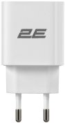 Зарядний пристрій 2E Wall Charger PD 25W White  (2E-WC1USBC25W-W)