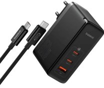 Зарядний пристрій Baseus GaN5 Pro Fast Charge 160W 5A Black with Type-C/Type-C (P10110825113-00)