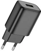 Зарядний пристрій Hoco C134A 2.4A Black (6942007621298)