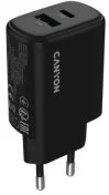 Зарядний пристрій Canyon OnCharge 200 QC PD 20W Black (CNE-CHA200-31)