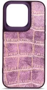 Чохол Harder for Apple iPhone 15 Pro - Crocosaur Purple (ARM76704)