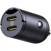 Автомобільний зарядний пристрій Baseus Tiny Star Mini 30W Gray (C00035001121-03)