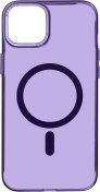 Чохол ArmorStandart for Apple iPhone 14 - Y23 MagSafe Transparent Purple (ARM68329)