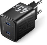 Зарядний пристрій Vention 45W GaN Black (FEFB0-EU)