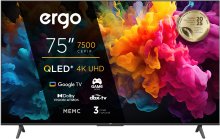 Телевізор QLED Ergo 75JUQ7500 (Google TV, Wi-Fi, 3840x2160)