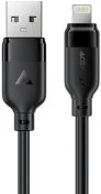 Кабель Acefast C16-02 12W AM / Lightning 1.2m Black (6974316286202)